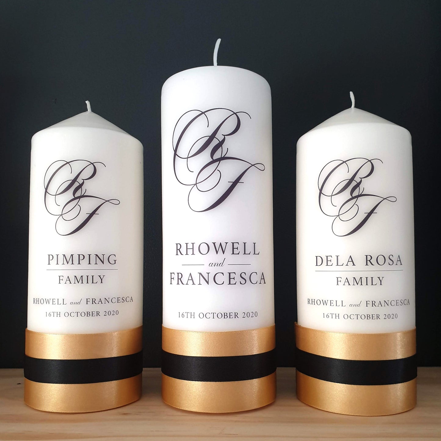 Wedding Candle ~ Custom Design