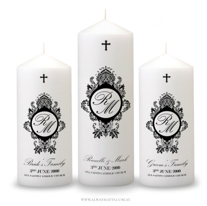 Wedding Candle ~ "To Have and To Hold"