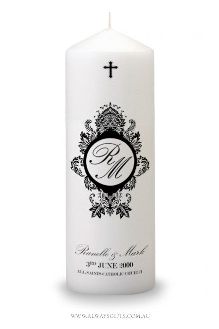 Wedding Candle ~ "To Have and To Hold"