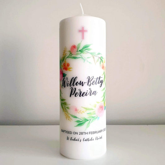 Heavenly Flower - Wreath Candle