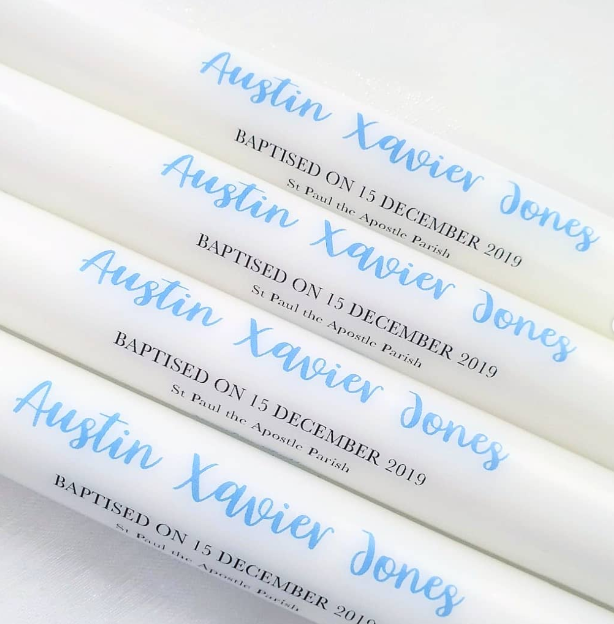 Personalised Taper Candles