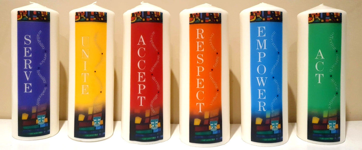 School and Graduation Candles