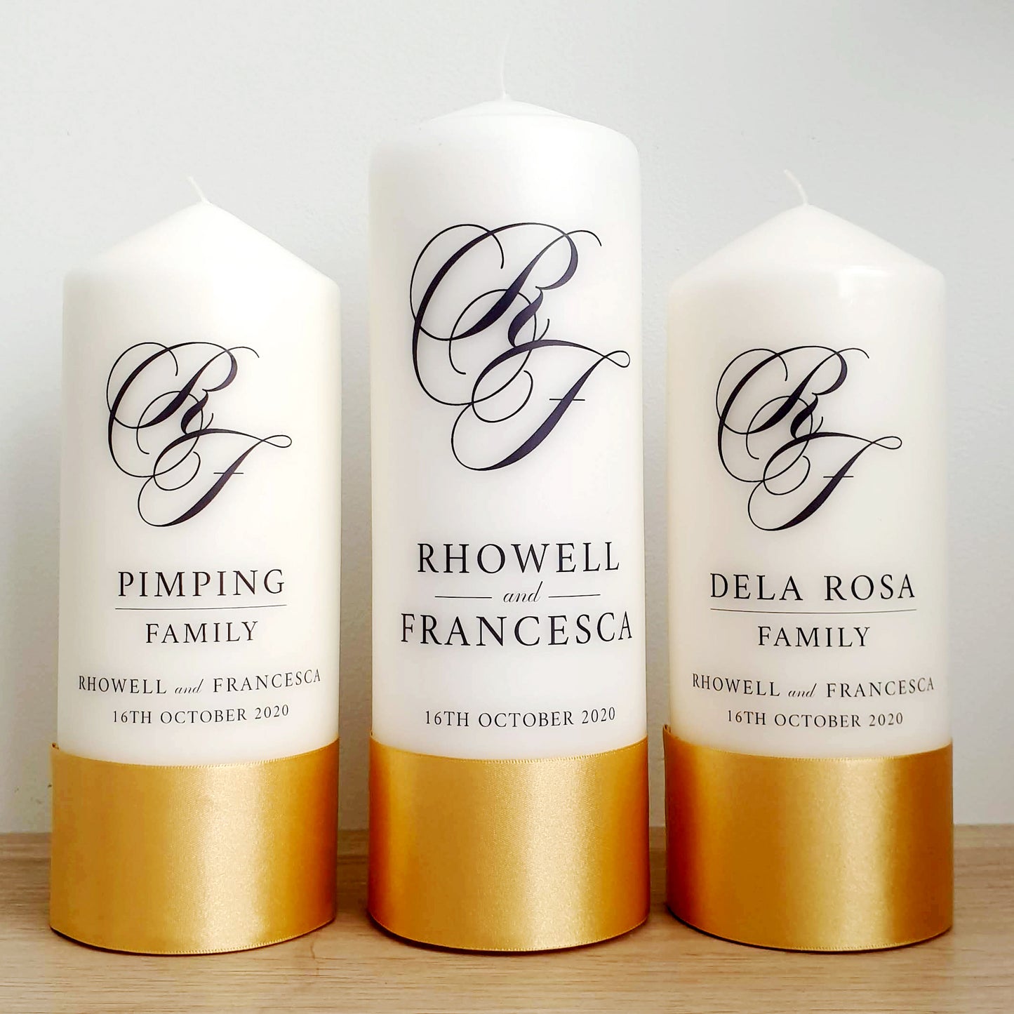 Wedding Candle ~ Custom Design