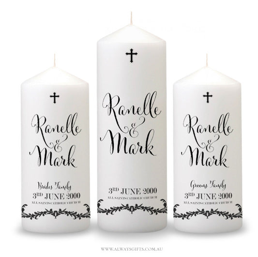 Wedding Candle ~ "All the Days of my Life"