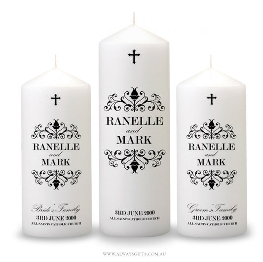 Wedding Candle ~ "From This Day Forward"
