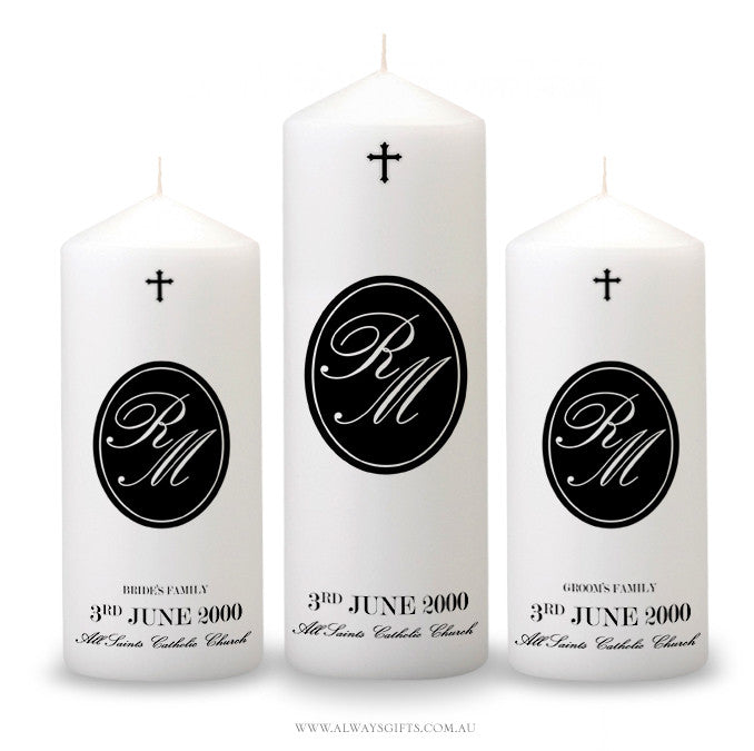 Wedding Candle ~ "I Promise"